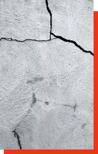 fissures sur une fondation
